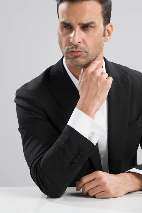 Prezent Dzień Ojca Spinki do mankietów z grawerem