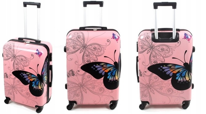 WALIZKA DUZA PODRÓŻNA KÓŁKA BAGIA 15 WZORÓW XXL