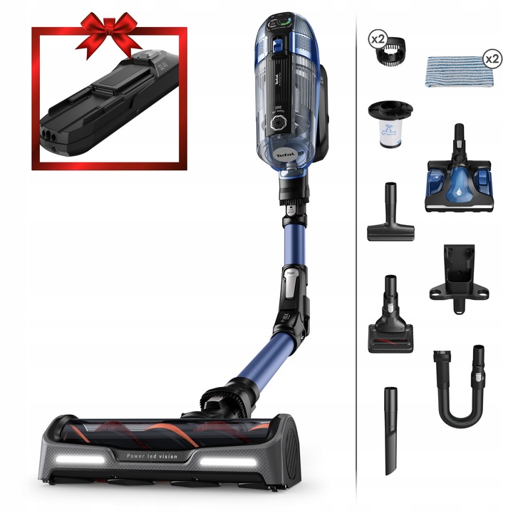Odkurzacz bezprzewodowy TEFAL X-Force Flex 14.60 AQUA TY99C0 3w1 mopujący