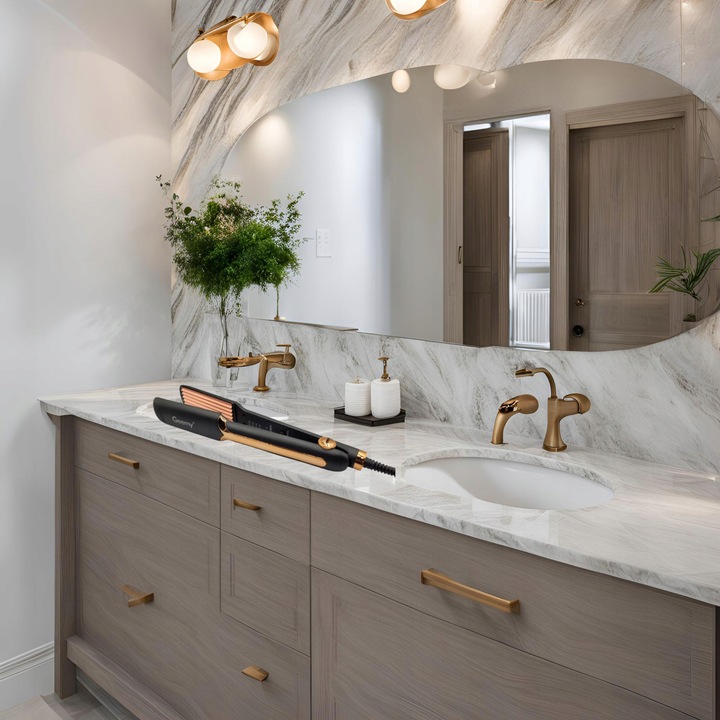 KARBOWNICA DO WŁOSÓW CERAMICZNA CERAMICZNA PRO JONIZACJA FALE GEEMY