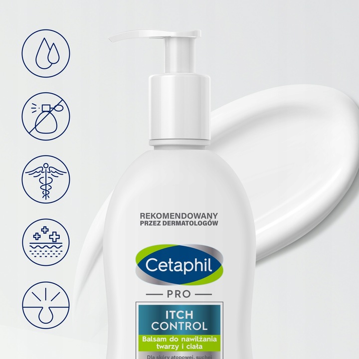 Cetaphil Pro Itch Control Balsam do nawilżania twarzy i ciała 590 ml