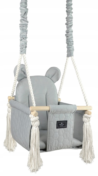 HUŚTAWKA dla dzieci MIŚ VELVET - oryginalna od NATILU - do domu i ogrodu