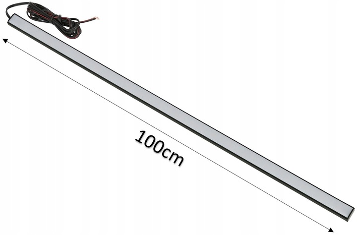 Oświetlenie LED kabiny paki busa auta 4x100cm PL12