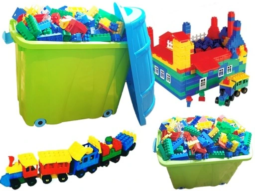 KLOCKI KONSTRUKCYJNE 500 w POJEMNIKU POLSKIE