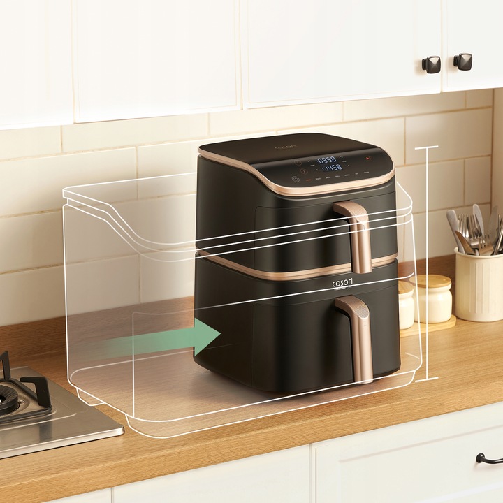 Frytkownica Beztłuszczowa Air Fryer Cosori Turbo Tower Pro Smart 10,8L