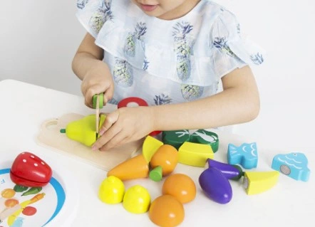 Drewniane Warzywa Owoce do Krojenia na Rzep Zestaw