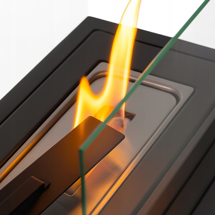 Biokominek Wolnostojący do Domu na Taras Bezdymny Bio Kominek na