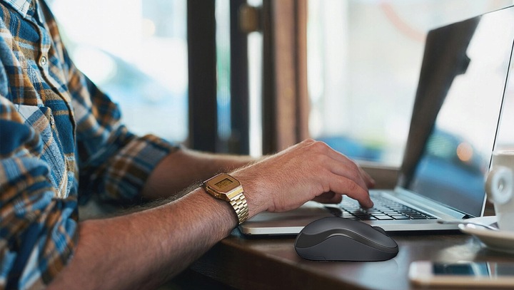 Myszka Logitech M220 Silent Black USB 2.4GHz Optyczna 1000dpi BEZPRZEWODOWA