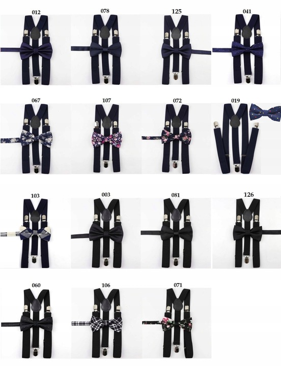 SZELKI męskie zielone i MUCHA męska ciemna zielona