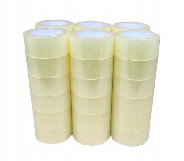 TAŚMA PAKOWA 48/60Y TRANSPARENTNA BARDZO CICHA 6 SZT