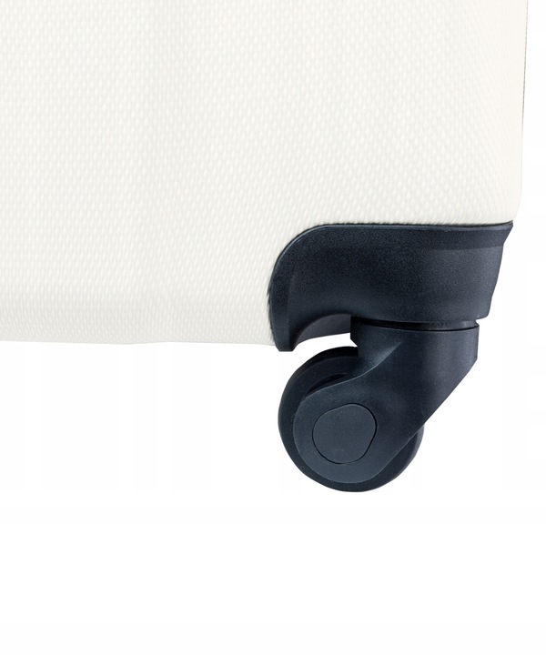 Walizka Kabinowa Podróżna Na Kółkach Twarda Mała PUCCINI Biała ABS03C 0