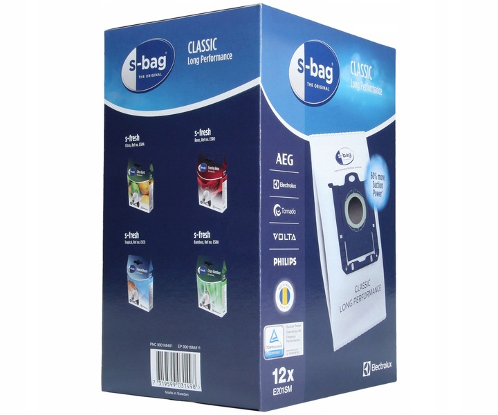 Worki S-Bag Classic 12szt + FILTR HEPA