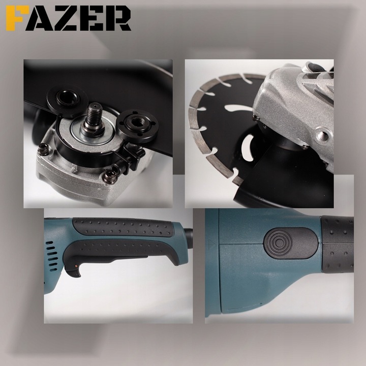 SZLIFIERKA KĄTOWA 230mm DUŻA WOLNY START SOFT KĄTÓWKA 3000W MOCNA +