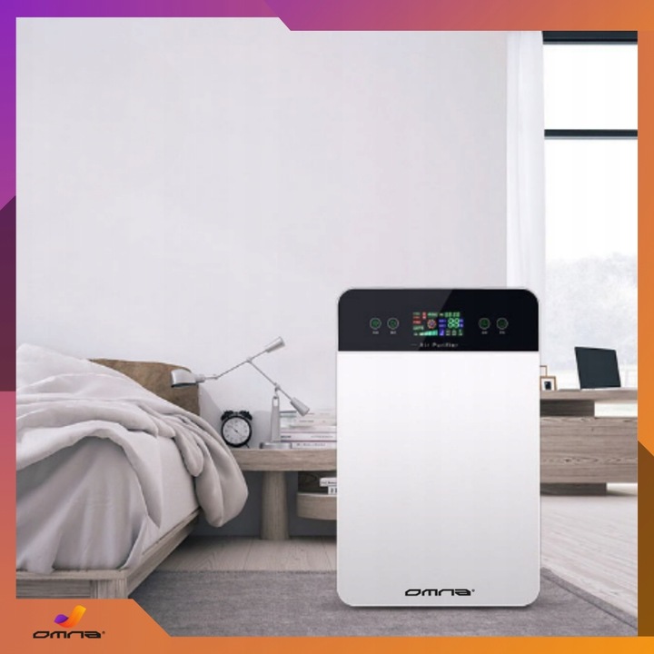 Oczyszczacz powietrza z jonizatorem duży dla alergików jony hepa lampa