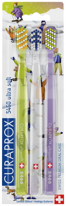 Szczoteczki Curaprox CS 5460 Ultra soft 3szt WINTER Gutierrez
