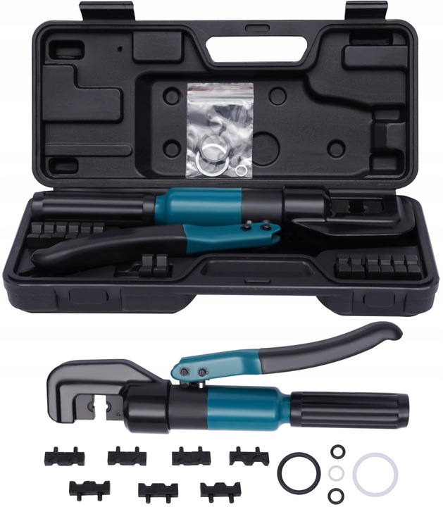 ZACISKARKA HYDRAULICZNA PRASKA DO KABLI PRZEWODÓW MATRYCE 4-70 MM