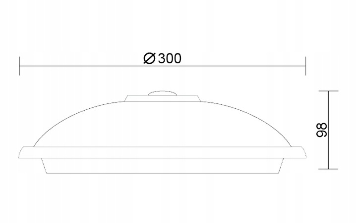 Plafon Oprawa Lampa sufitowa LED 2x E27 z czujnikiem SuperLED