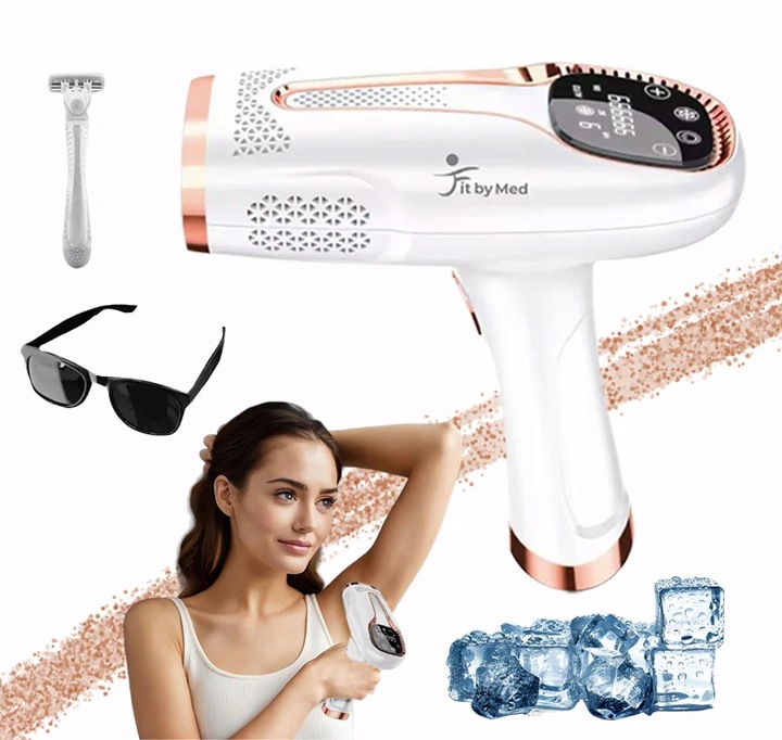 DEPILATOR LASEROWY IPL DO WŁOSÓW TWARZY CIAŁA BIKINI DEPILACJA