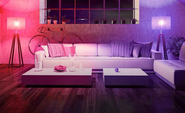 Żarówka LED E27 RGB CCT + biały WiFi TUYA SMART inteligentna aplikacja