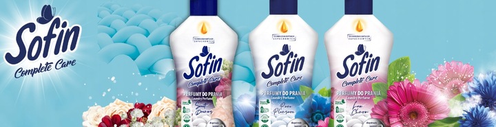 SOFIN Perfumy do Tkanin do Pralki Suszarki 5 x 300ml MIX 100 Prań