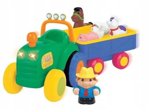 Dumel Traktor Farmer Interaktywny mówi PL świeci