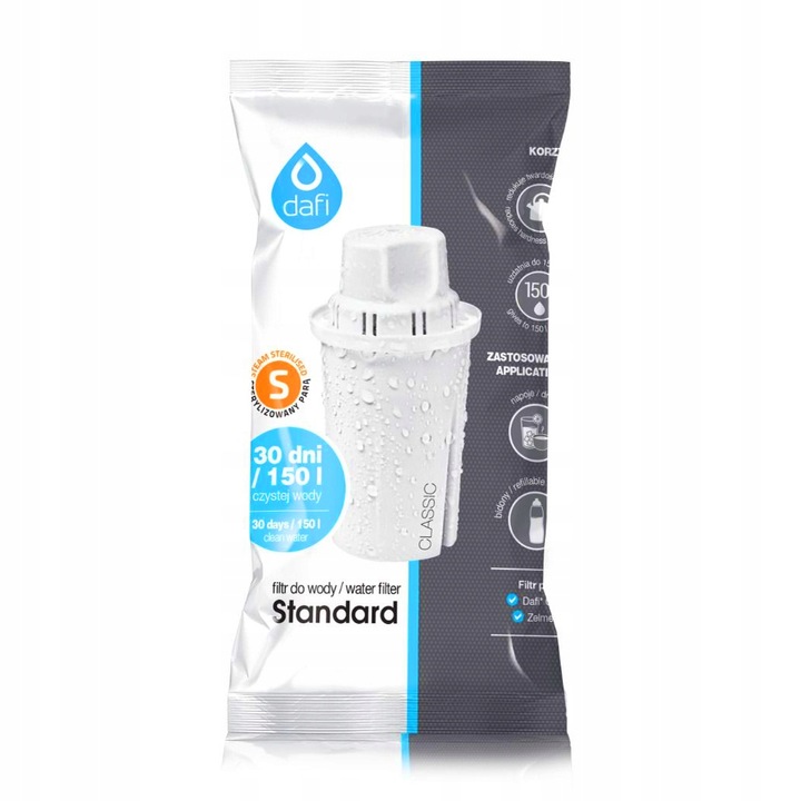 6 SZTUK WKŁAD DAFI CLASSIC FILTR DO BRITA