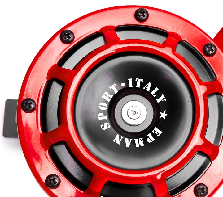 EPMAN WYSOKIEJ JAKOŚCI KLAKSON 335/400Hz KLAKSONY RED CZERWONY