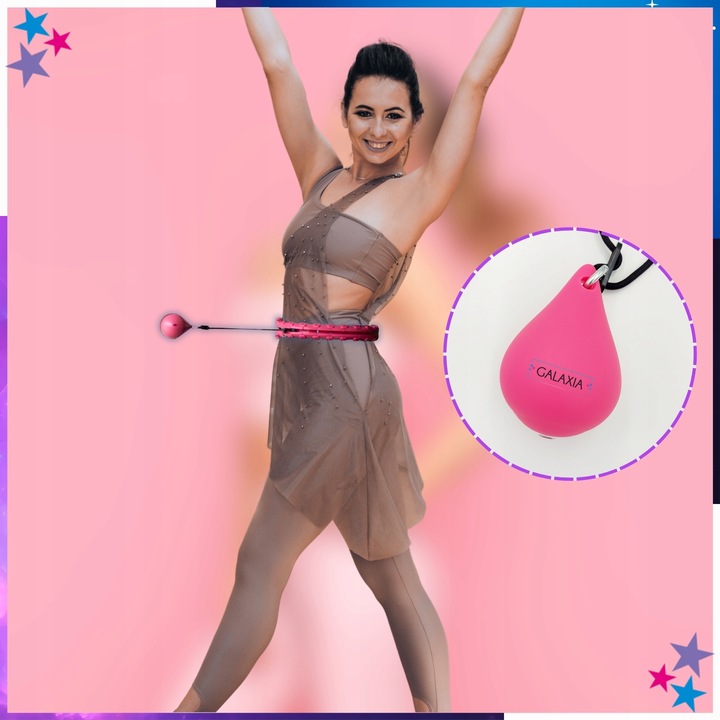 HULA HOP Z OBCIĄŻENIEM Odchudzające Obciążnikiem Smart z Wypustkami HULAHOP