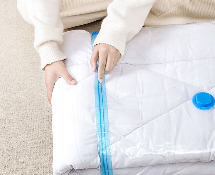 10 Worki Próżniowe Worek Próżniowy 80x110 Duży Mocny Na Ubrania Pościel