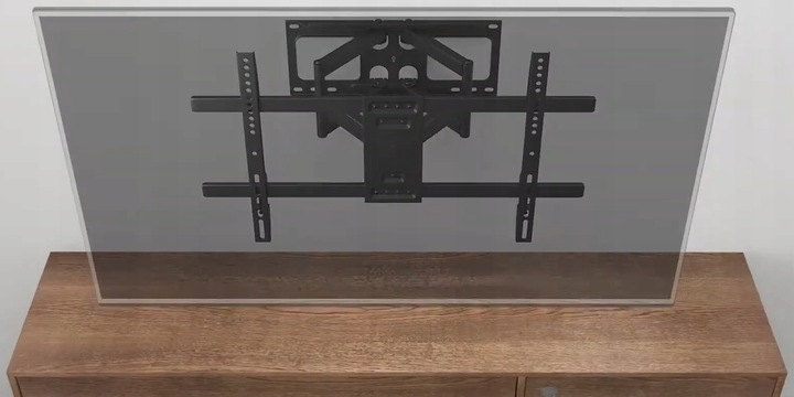 Solidny stalowy regulowany uchwyt ścienny do telewizora TV LCD EXTRA MOCNY