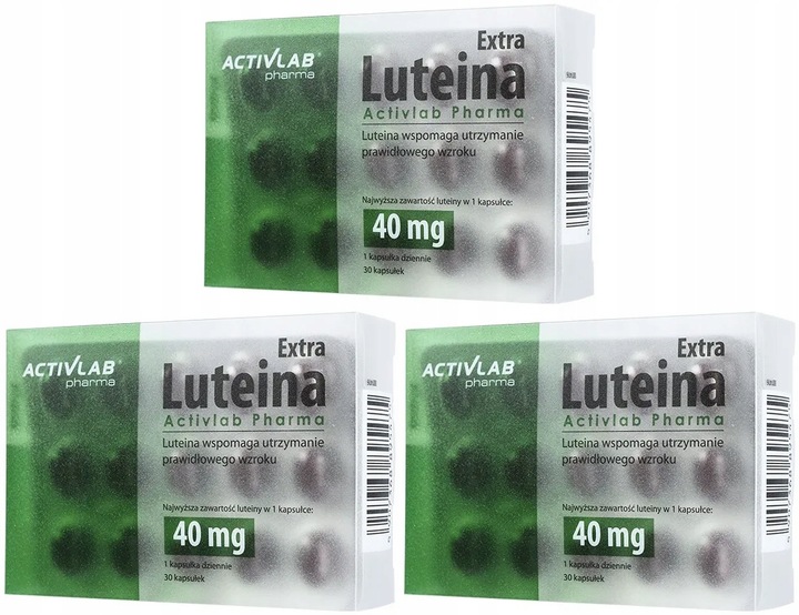 Activlab Luteina Extra 40mg Zdrowy Wzrok 30 kaps