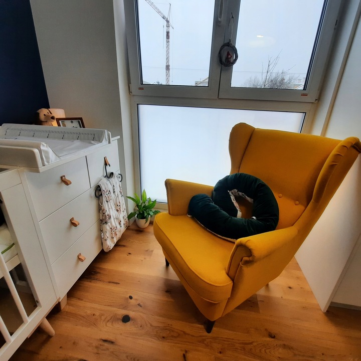 FOLIA OKIENNA STATYCZNA 90x150 MLECZNA KWIATY PASY WZORY OKLEINA