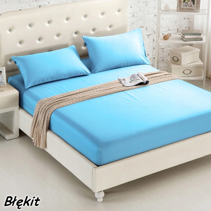 PRZEŚCIERADŁO Z GUMKĄ 100% BAWEŁNA 140X200 + 25