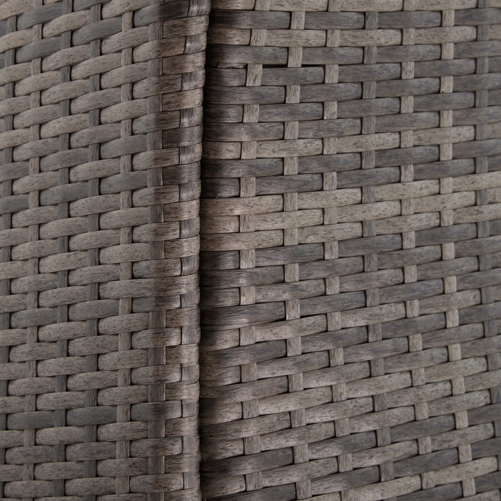 Meble ogrodowe technorattan 6+1+pokrowiec