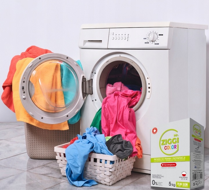 MR ZIGGI KOLOR HIPOALERGICZNY POLSKI proszek do prania i dezynfekcji