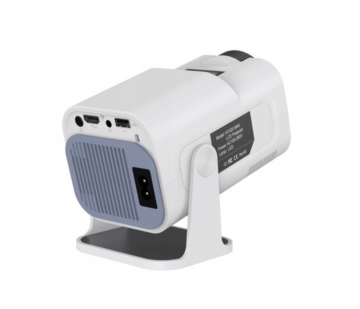 PROJEKTOR RZUTNIK ANDROID TV WIFI FULL HD PRZENOŚNY SMART GŁOŚNIK