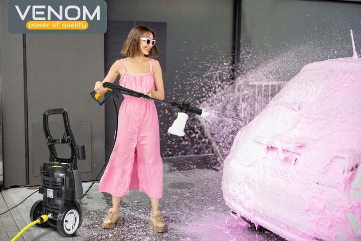 MYJKA CIŚNIENIOWA 2000W 230BAR ALUMINIOWA POMPA SZCZOTKA T-RACER WĄŻ