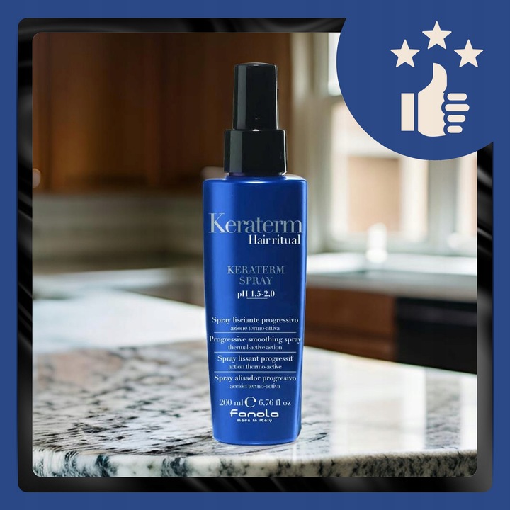 Fanola Keraterm Spray Termoochronny do Włosów z Keratyną Wygładzający 200ml