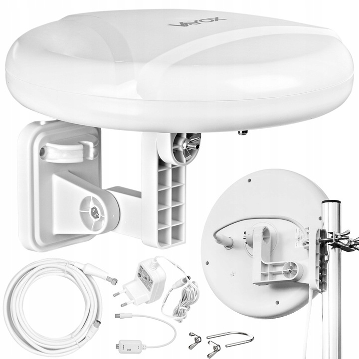 ANTENA DVBT2 DOOKÓLNA DO TELEWIZJI NAZIEMNEJ LTE 4K MUX8 Digital360