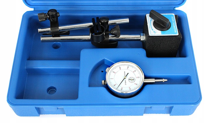 CZUJNIK ZEGAROWY STATYW MAGNETYCZNY 0-10MM+WALIZKA