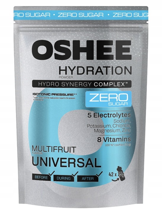 OSHEE Hydration Zero Sugar proszek Multifruit 630 g
