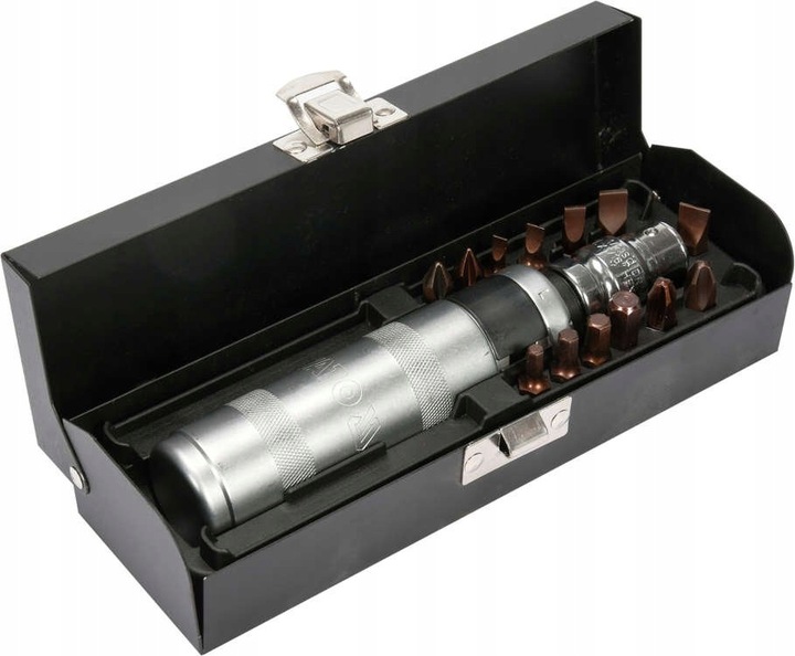 WKRĘTAK UDAROWY DO PODBIJANIA + BITY ZESTAW 15el. YATO