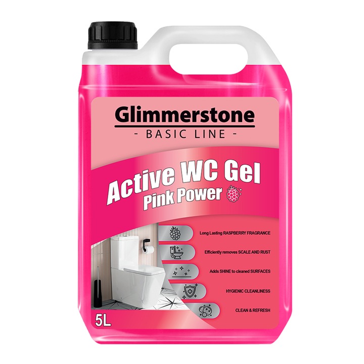 ŻEL PŁYN DO CZYSZCZENIA WC TOALETY SANITARIATÓW TOALET BEZ KAMIENIA 5L