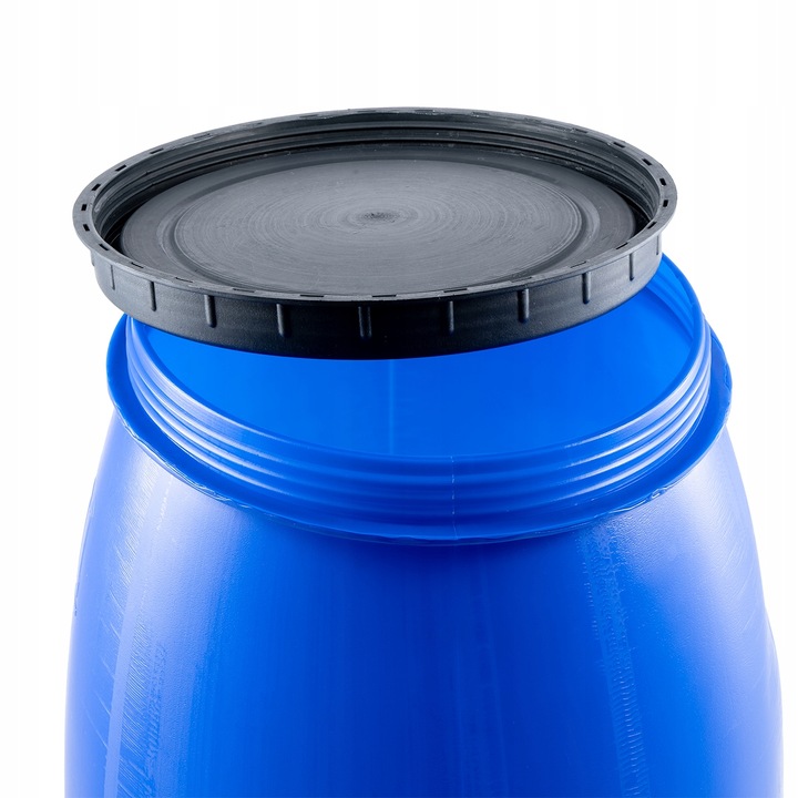 BECZKA PLASTIKOWA Z OBEJMĄ ZBIRNIK NA WODĘ 60L