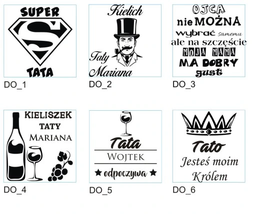 MEGA Kieliszek do wina XXL 530ml Grawer na PREZENT na Ślub Rocznię Urodziny