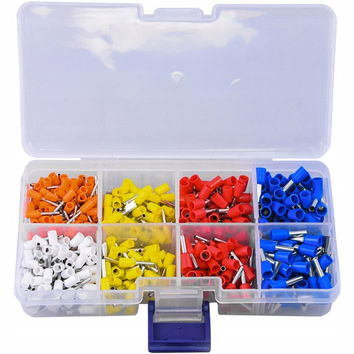 ZACISKARKA DO TULEJEK KONEKTORÓW PRZEWODÓW ZESTAW PRASKA + 400 SZT