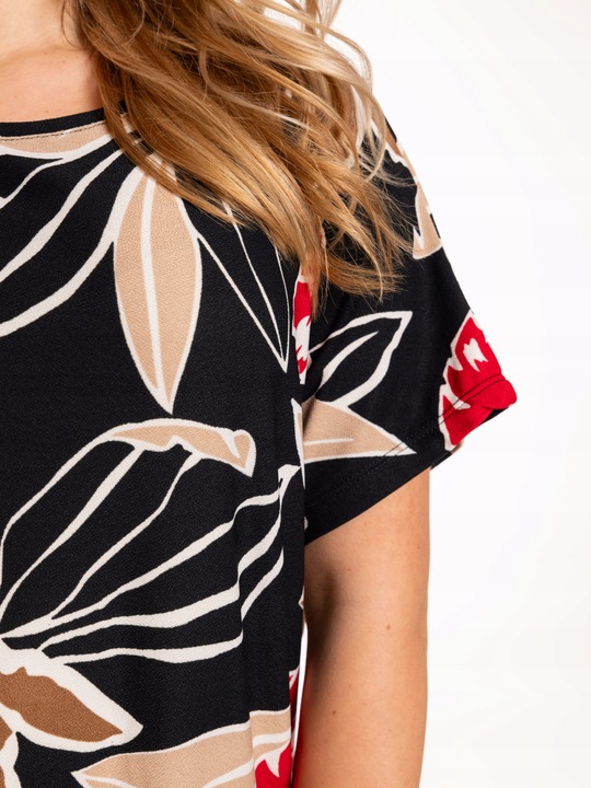 Modna Luźna Elastyczna BLUZKA DAMSKA Plus Size Dużo Kolorów