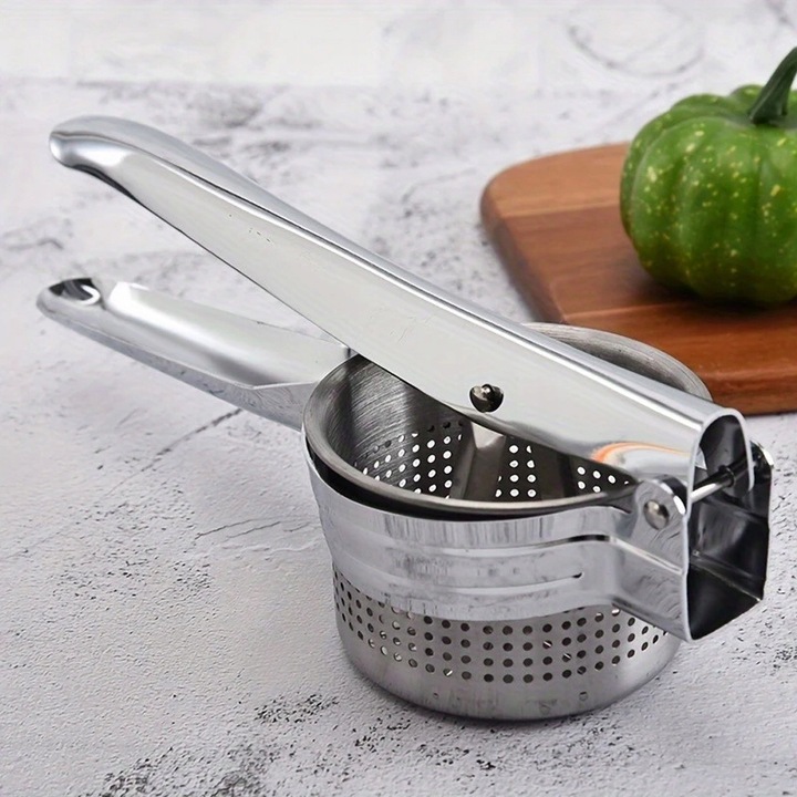 PRASKA DO ZIEMNIAKÓW WARZYW STAL NIERDZEWNA WYCISKARKA TŁUCZEK