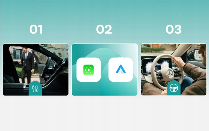 Adapter Samochodowy Ottocast Play2Video Ultra Carplay/Android Auto