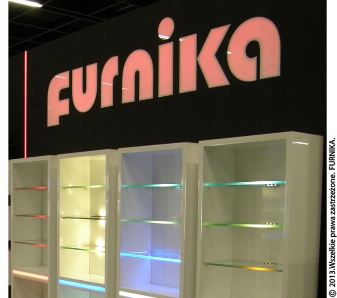 KPL.6x Klips PCV LED do szklanej półki +zasilacz